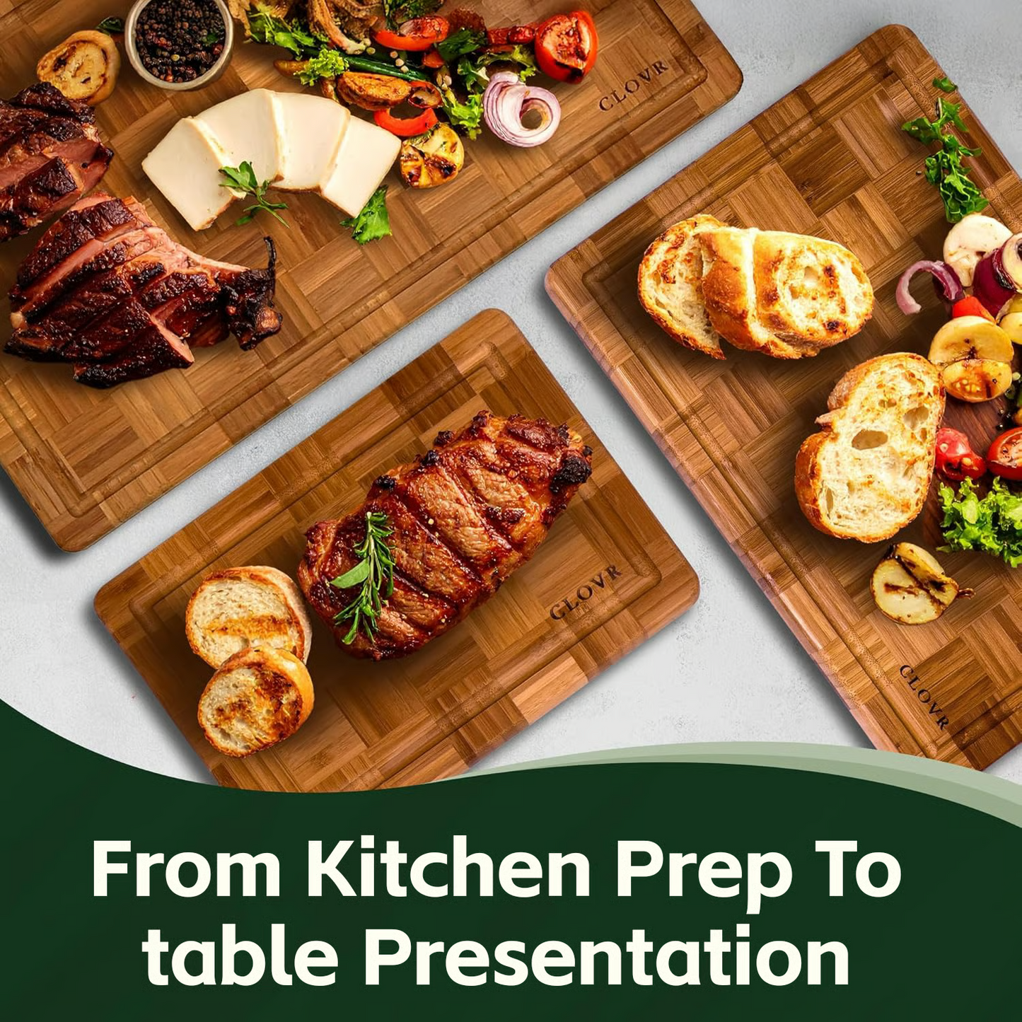 Aurra BioBoard™ – Eco-Friendly Bamboo Culinary Station