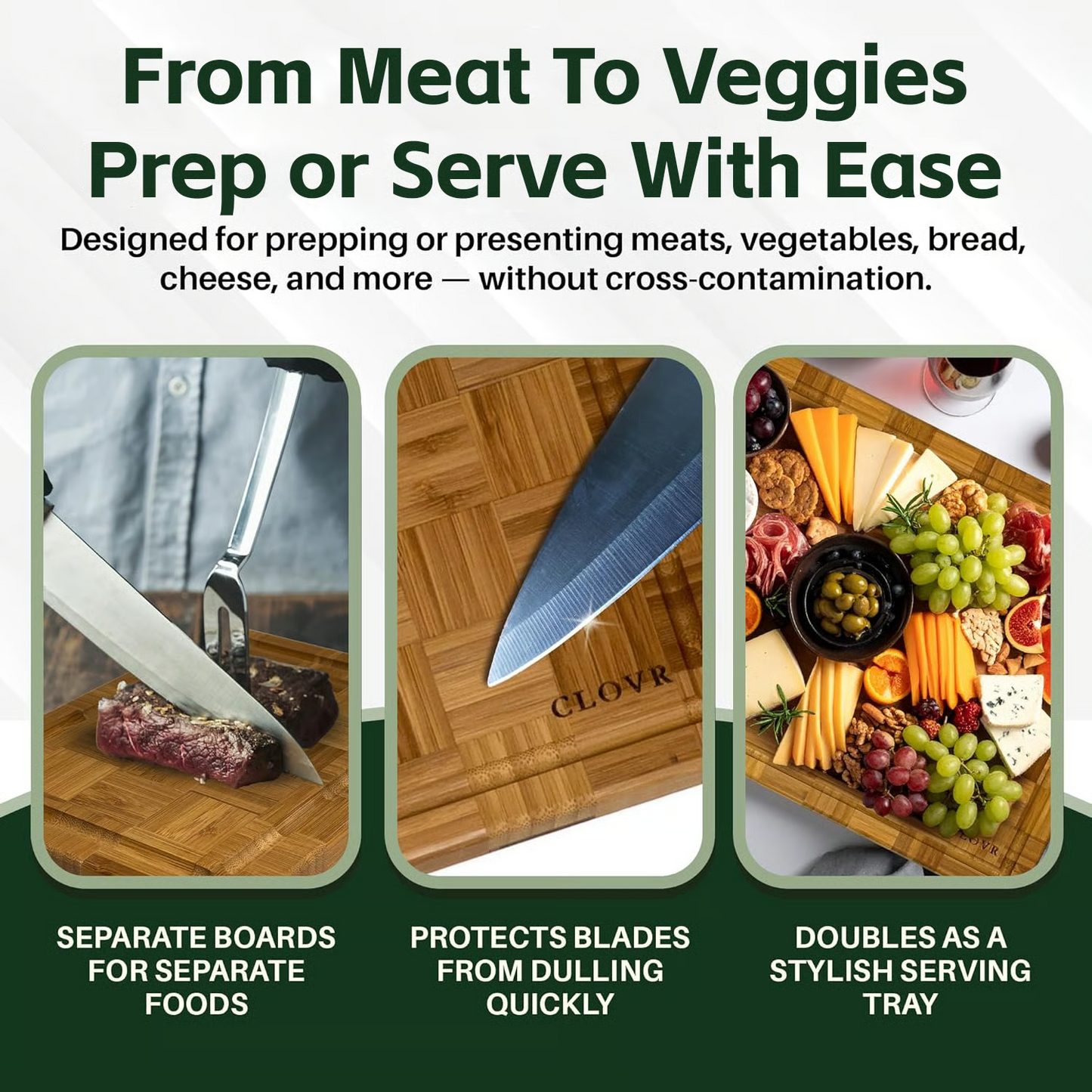 Aurra BioBoard™ – Eco-Friendly Bamboo Culinary Station